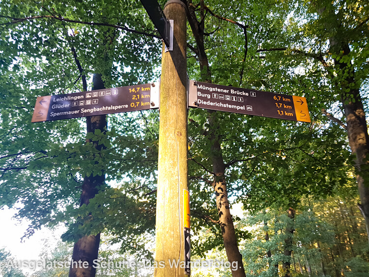 Wanderweg Wegweiser