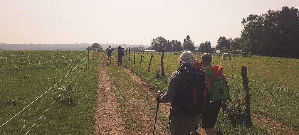 Der Bergische Weg Etappe 4 Wanderer