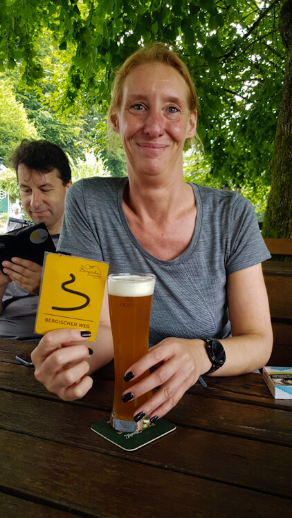 Wegmarkierung Bergischer Weg