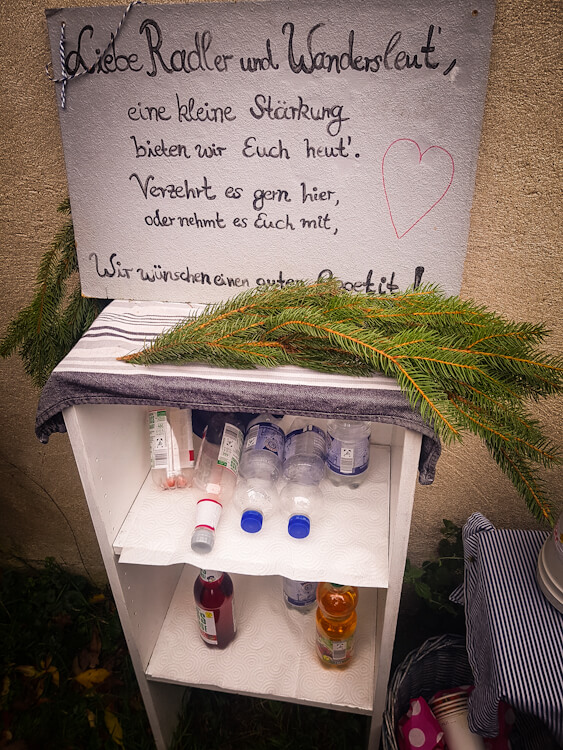 Verpflegung Kapelle Honscheid am Bergischen Weg