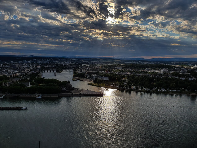 Ausblick von Ehrenbreitstein