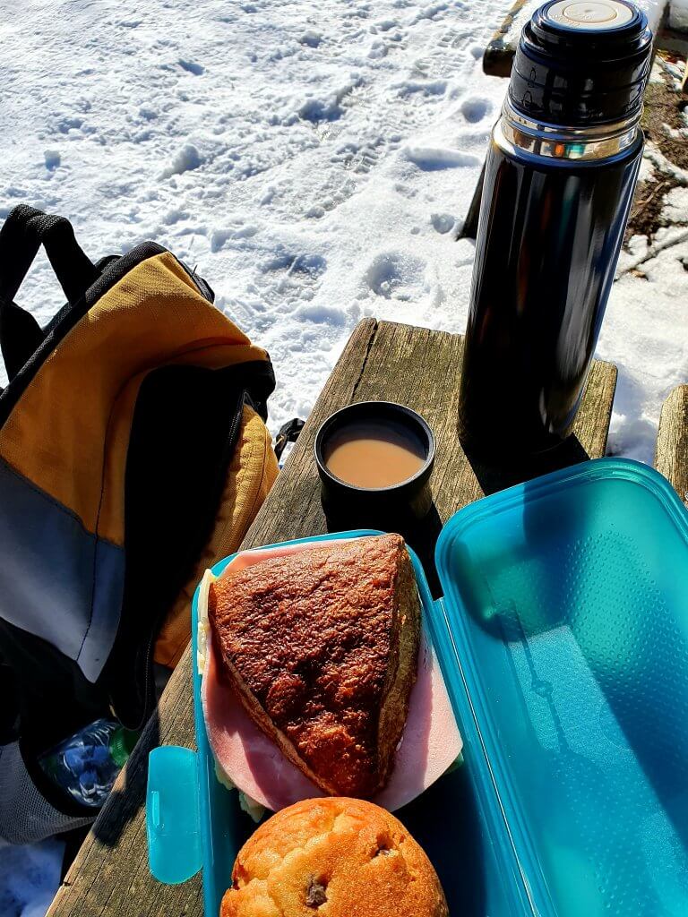 Wandern im Winter: Verpflegung
