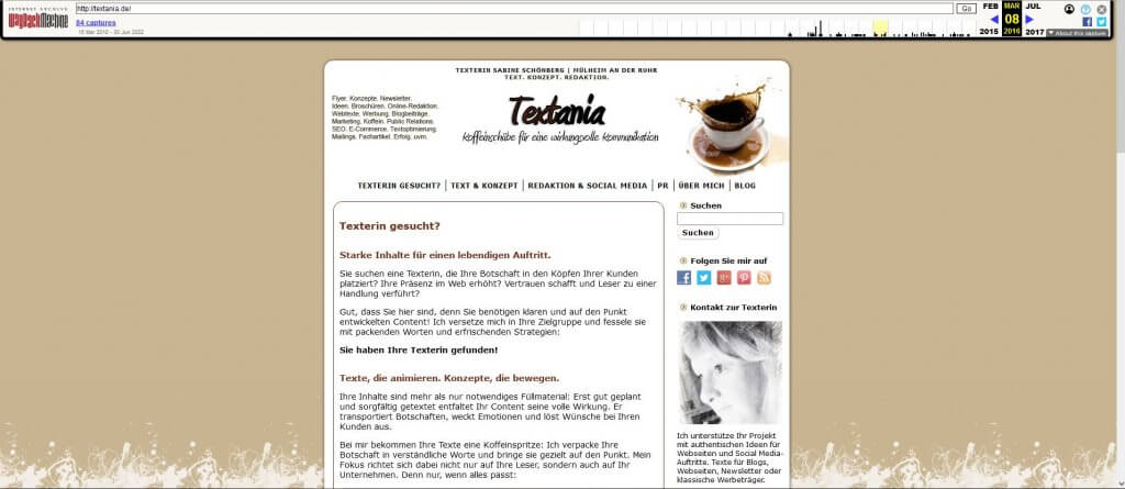 Meine Texter-Webseite