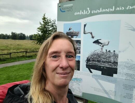 Steverauen Olfen: Wanderbloggerin am Hohe Mark Steig