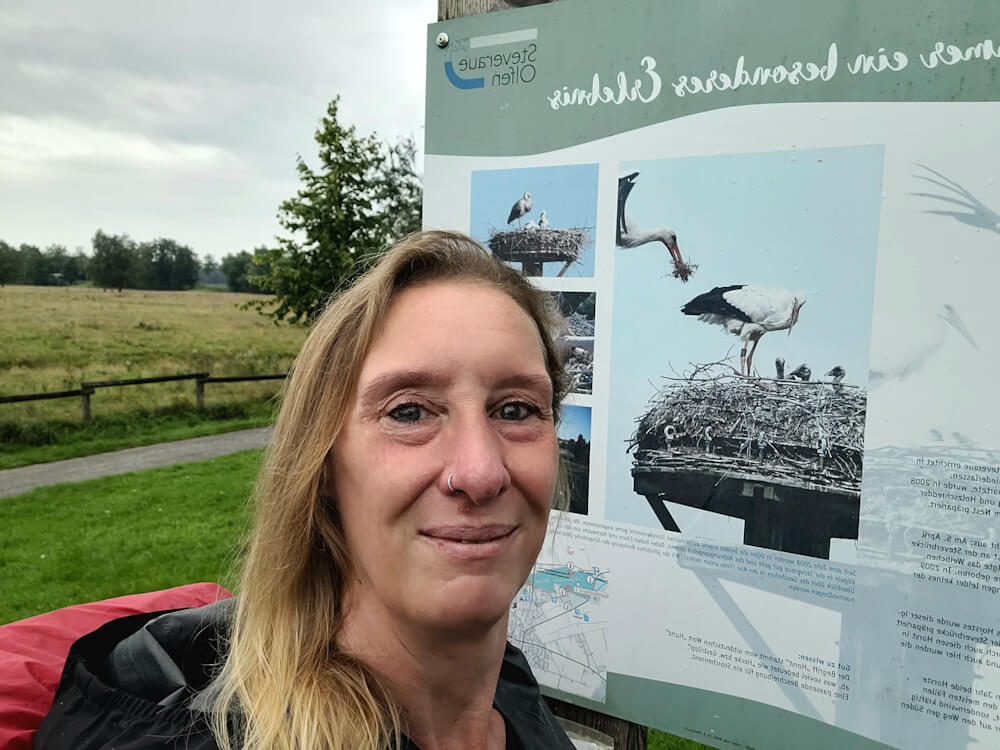 Steverauen Olfen: Wanderbloggerin am Hohe Mark Steig